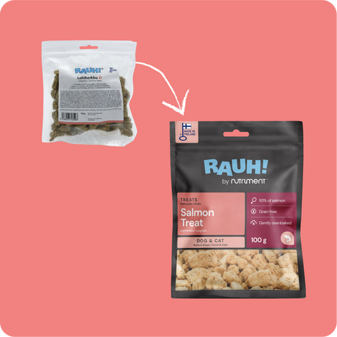 RAUH Lohiherkku koirille ja kissoille | 100g