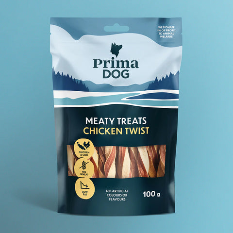 PrimaDog Meaty Treats Kanakierre | koiranherkku | 100g