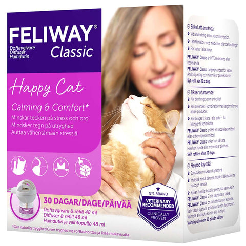 Feliway Classic haihdutin ja liuos kissoille | 48ml
