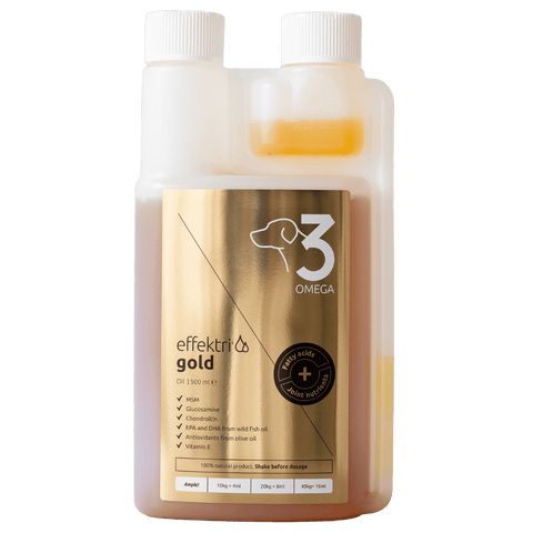 Effektri Dog Gold Omega-3+nivelravinteet | eri kokoja