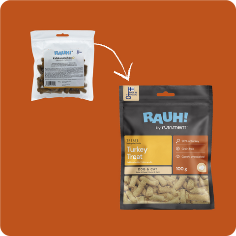 RAUH Kalkkunaherkku koirille ja kissoille | 100g