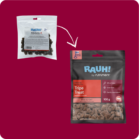 RAUH Nauta Mahaherkku koirille ja kissoille | 100g