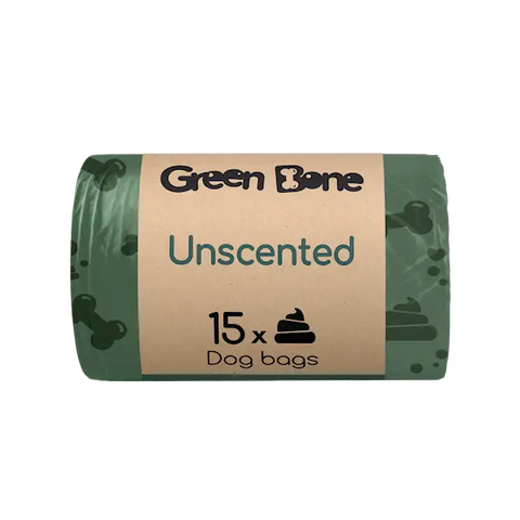 Green Bone kakkapussi Unscented | 15 kpl