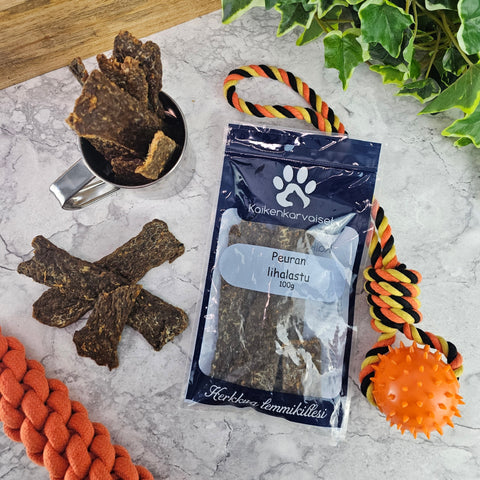 Kaikenkarvaiset Peuran lihalastu | 100g