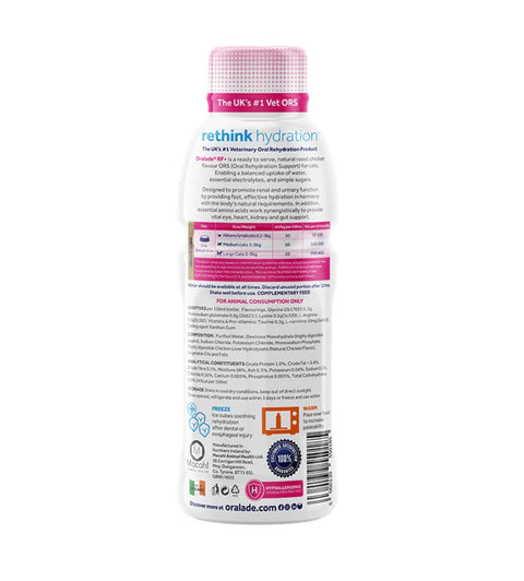 Oralade RF nesteytysjuoma kissoille | alk. 330ml