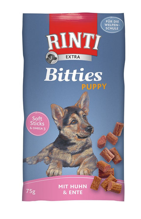Rinti Bitties Puppy Kana & Ankka | 75 g