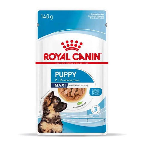 Tarjous! Royal Canin Maxi Puppy Gravy koiranpennuille | 10 x 140g