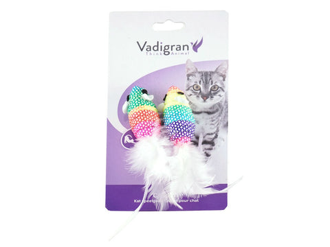 Vadigran kissan leluhiiret höyhenillä | 5cm | 2kpl