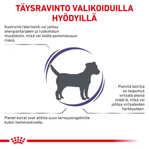 Royal Canin Health Neutered Adult Small Dog kuivaruoka pienille koirille | alk. 1.5kg