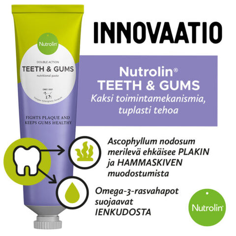 Nutrolin® TEETH & GUMS -tahna koirille ja kissoille | 200g