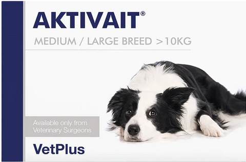 Aktivait Medium & Large dog koiralle | 60 kapselia