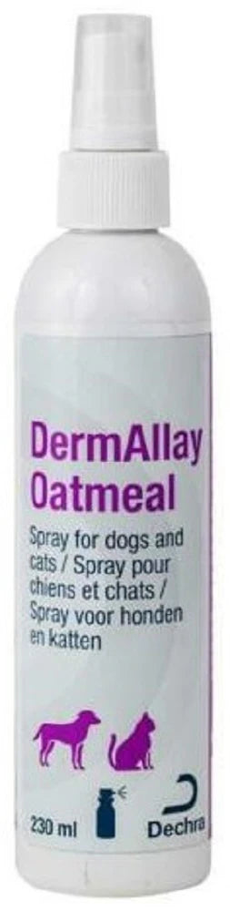 DermAllay Oatmeal suihkehoitoaine koirille ja kissoille | 230ml