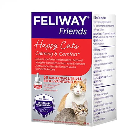 Feliway Friends liuos vaihtopullo kissoille | 48ml