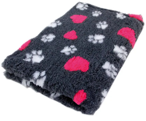 Foxy Fur -makuualusta tummanharmaa hertta | eri kokoja