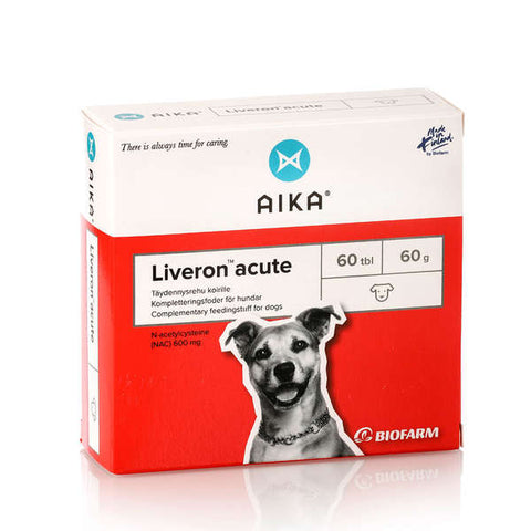 AIKA Liveron Acute koiralle | 60 tablettia