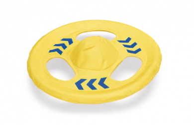Beeztees frisbee keltainen koirille | kelluva | 24 x 7cm