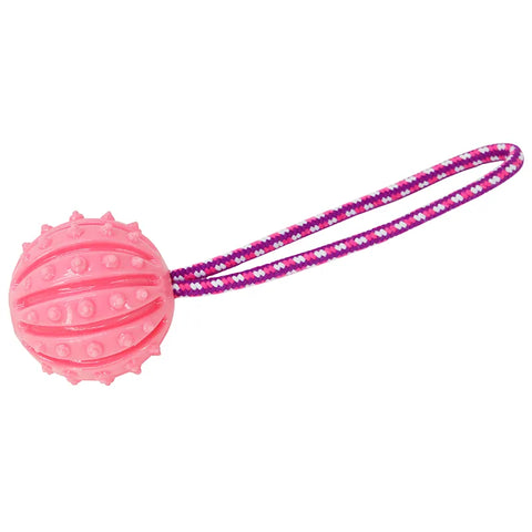 Boogie nystyräpallo köydellä koiralle | 9cm