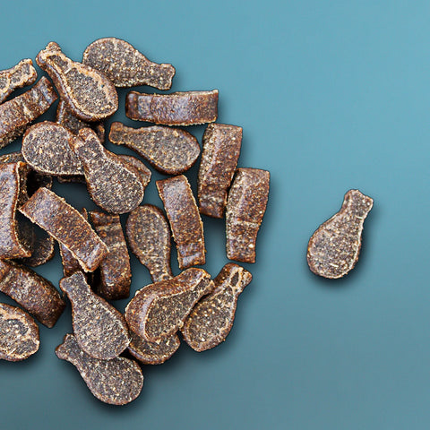 PrimaDog Wild Bites Ankka ja auringonhattu | koiran herkku | 150g