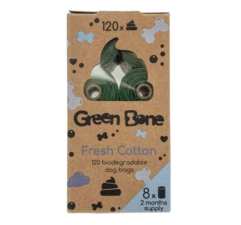 Green Bone kakkapussit | 8 rullaa | eri tuoksuilla