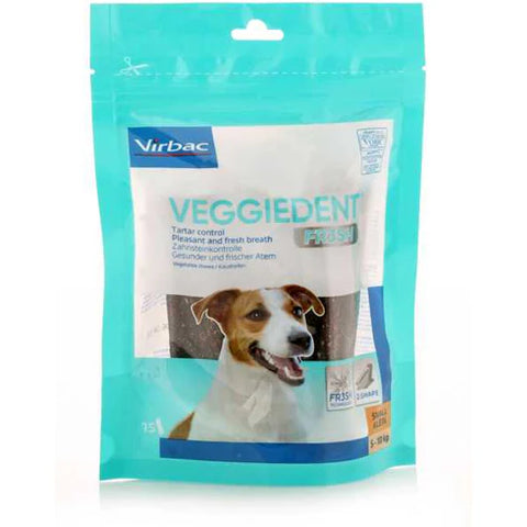 Virbac Veggiedent | 5-10kg tai 10-30kg koirille | 15 kpl